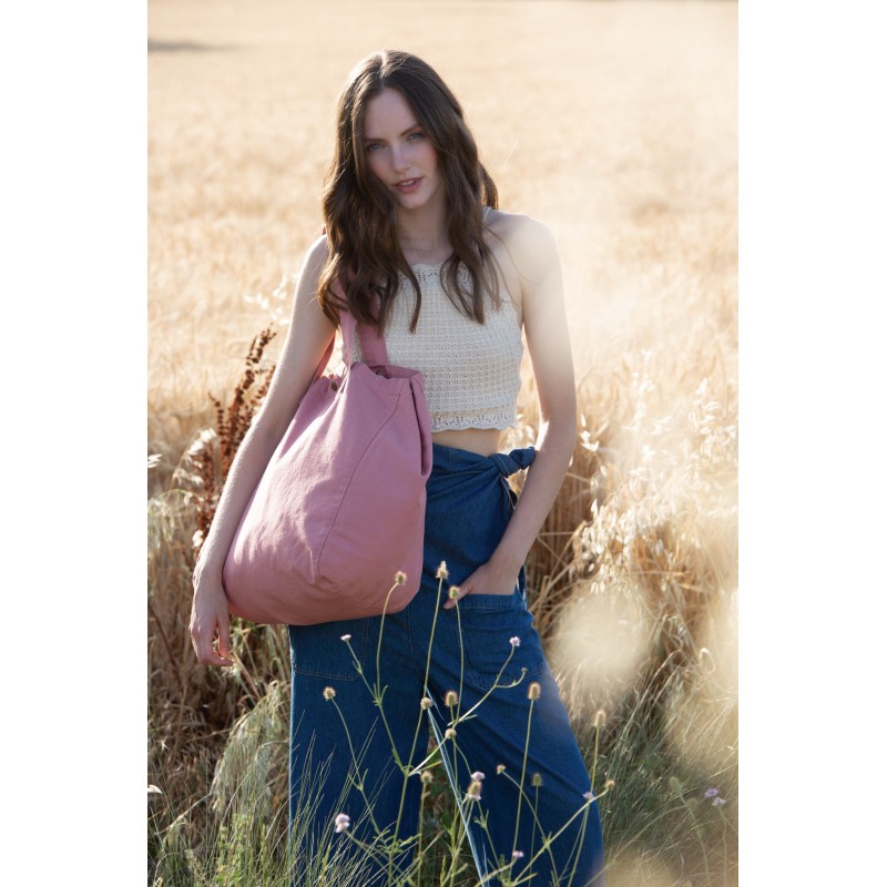 Sac de shopping en coton délavé