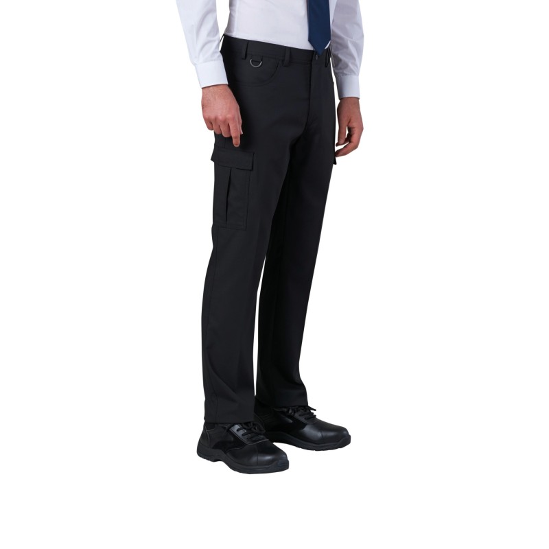 Pantalon Cargo Tours Homme Black FACE SIDE