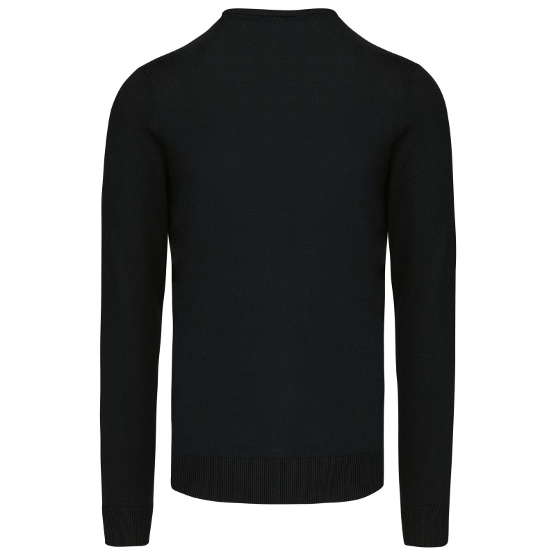 Pull col rond Black BACK