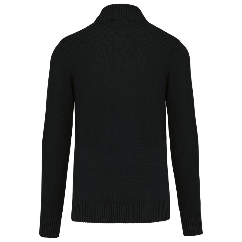 Cardigan zippé Black BACK