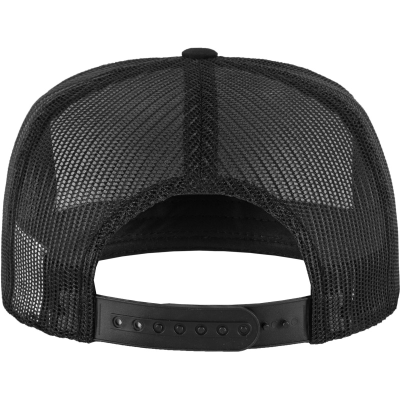 Casquette retro trucker BLACK BACK
