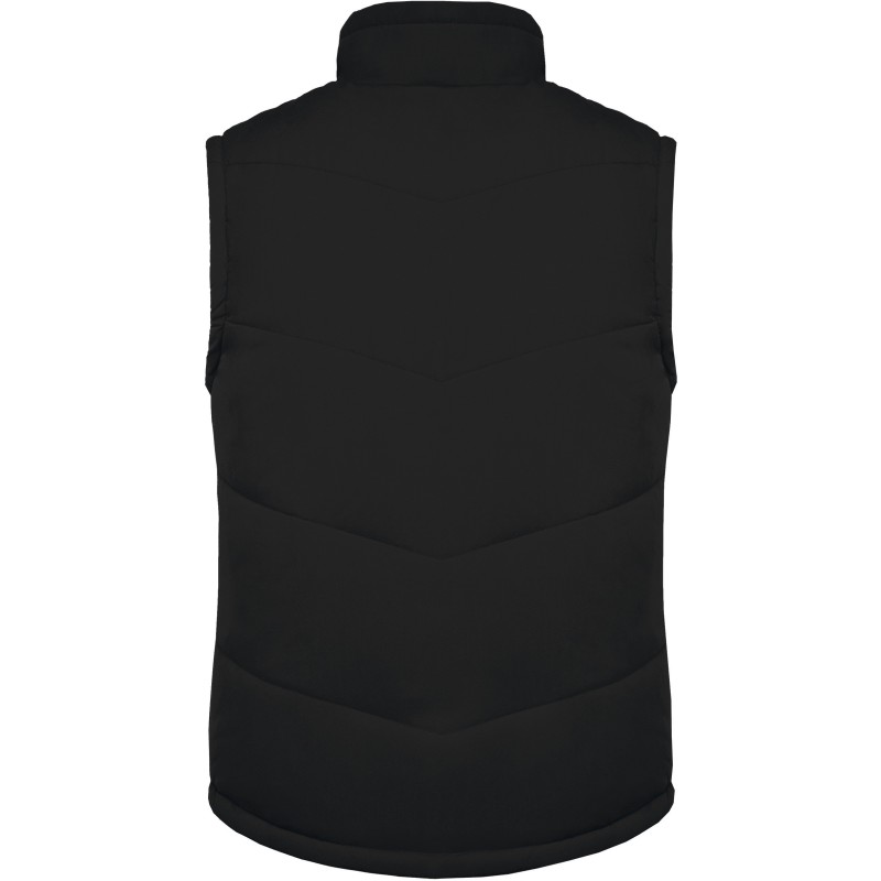 Bodywarmer doublé polaire unisexe Black BACK