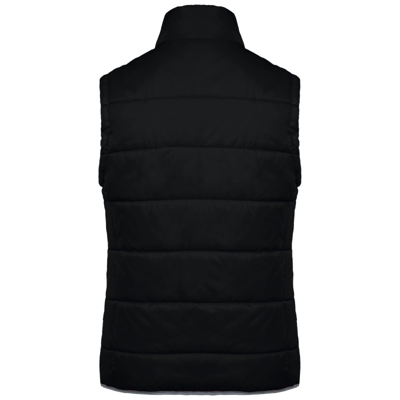 Bodywarmer matelassé unisexe Black BACK