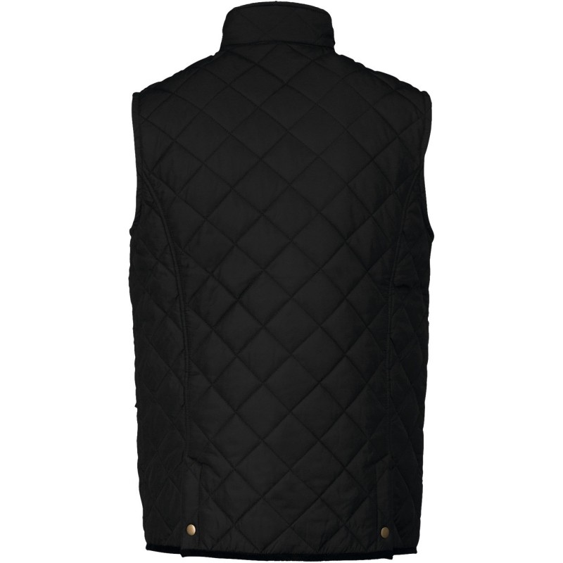 Bodywarmer matelassé homme Black BACK