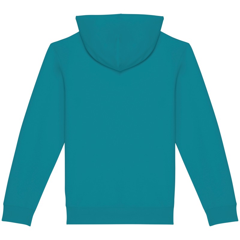 Sweat-shirt capuche unisexe Adriatic Blue BACK