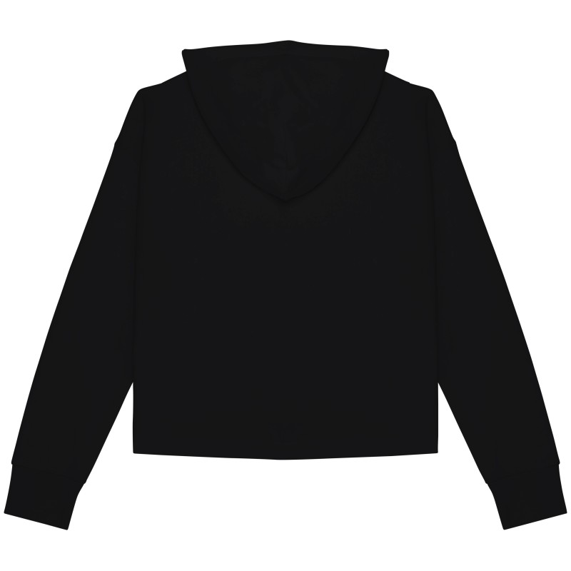 Sweat zippée femme Black BACK