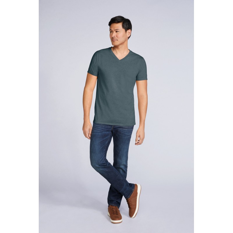 T-shirt homme col v Softstyle