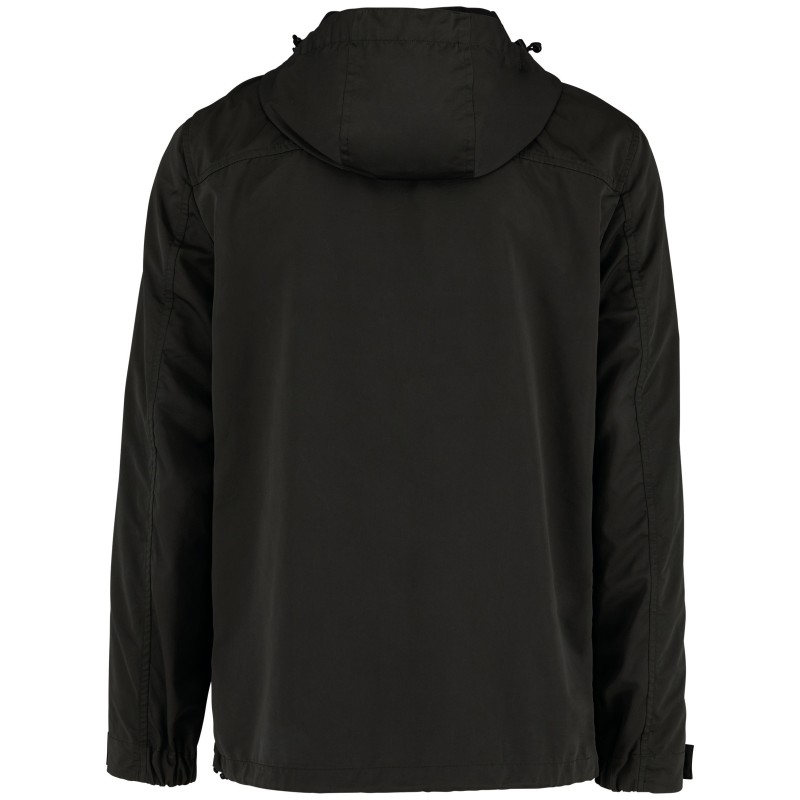 Veste écoresponsable à capuche unisexe Black BACK