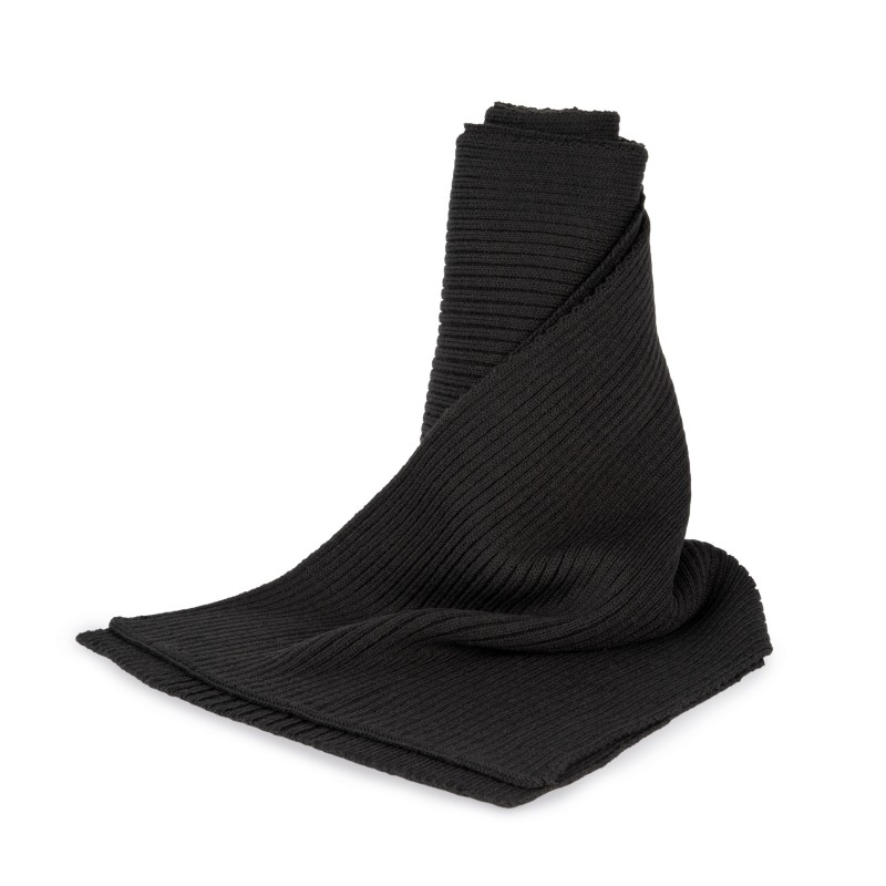 Écharpe à maille côtelée Black FACE