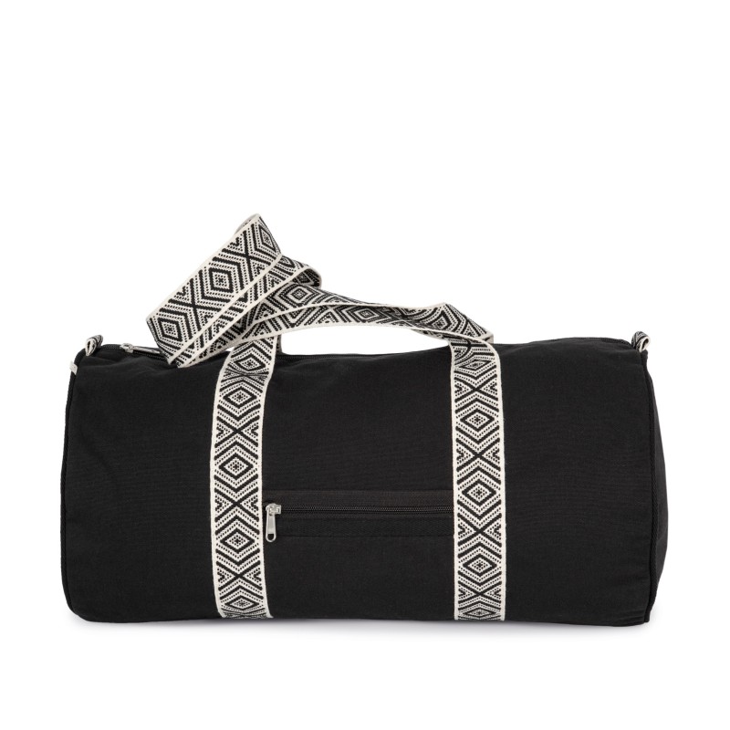 Sac polochon écoresponsable Black Night / Ethnic Black FACE