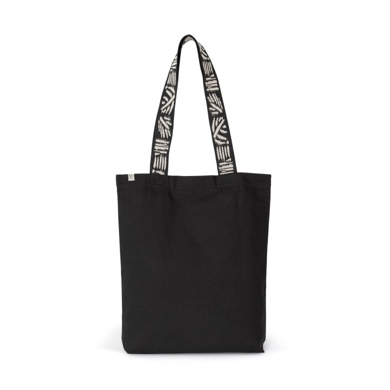 Sac Shopping recyclé Black Night / Nippon Ecru FACE