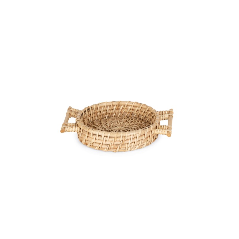 Panier plat en rotin tressé à la main Rattan FACE