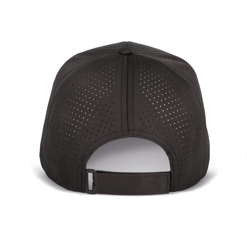 Casquette microperforée - 6 panneaux Black BACK