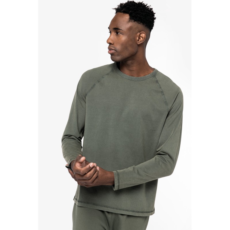 T-shirt raglan manches longues homme