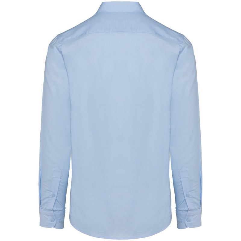 Chemise oxford manches longues homme Oxford Blue BACK