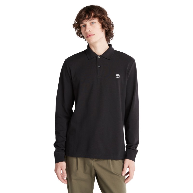 Polo LS piqué slim