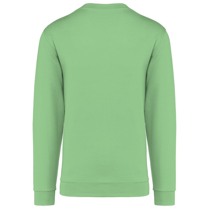 Sweat-shirt col rond unisexe Apple Green BACK