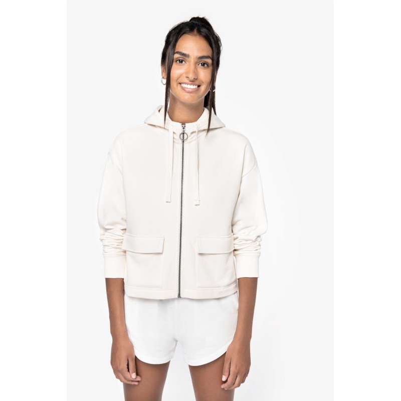 Sweat zippée femme