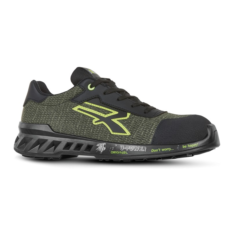 Chaussures de sécurité Robin Black / Green SIDE