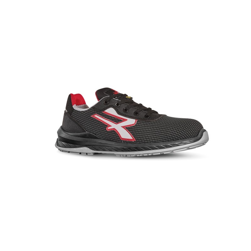 Chaussures de sécurité Lisbona Black / Grey / Red SIDE