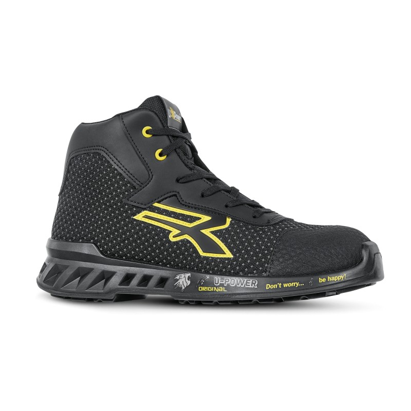 Chaussures de sécurité Joe Black / Yellow SIDE
