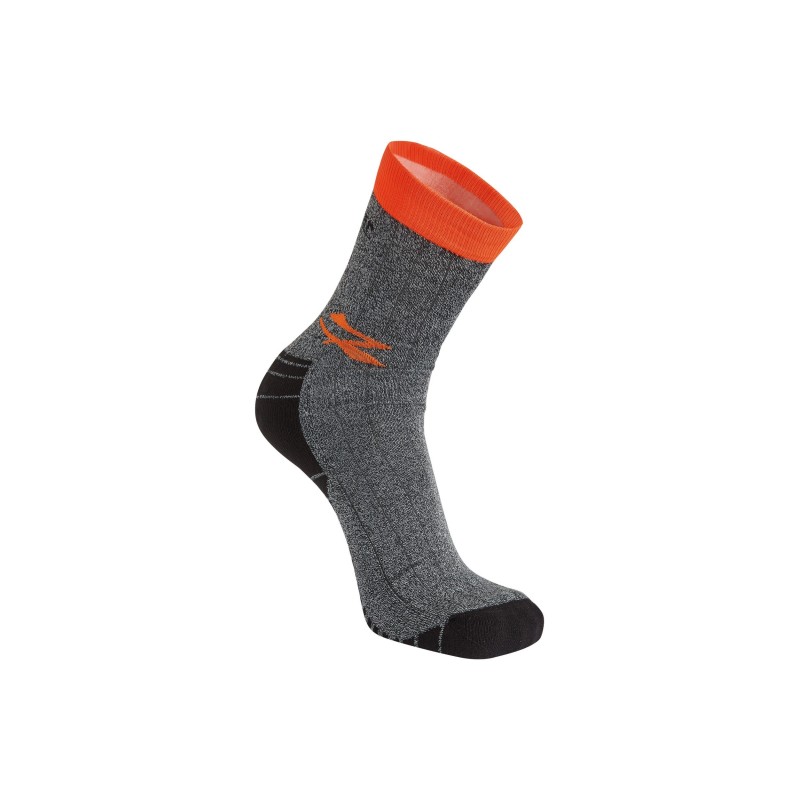 Chaussettes Giady - Lot de 2 paires Orange Fluo SIDE