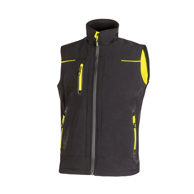 Gilet softshell Universe femme Black Carbon FACE