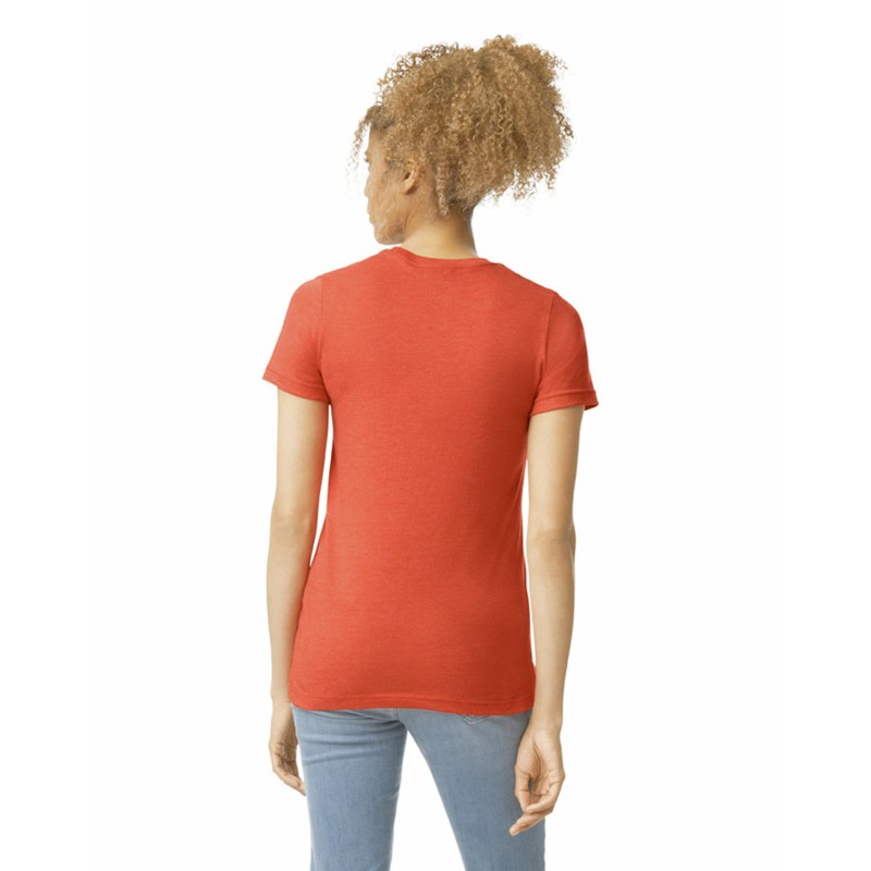 T-shirt femme softstyle CVC Red Mist BACK