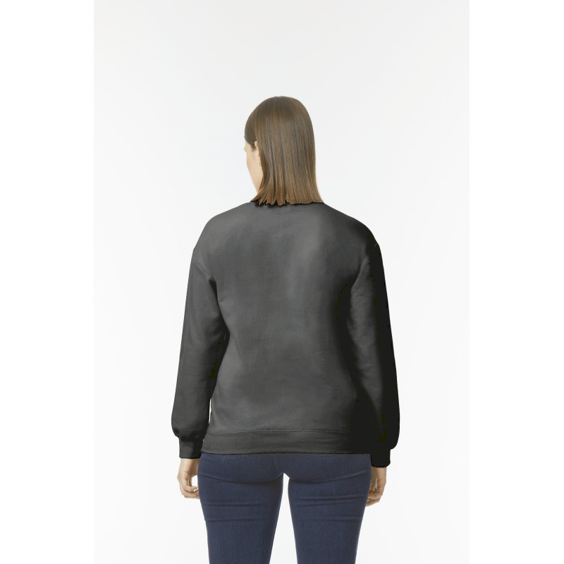 Sweat-shirt col rond Midweight Softstyle Black BACK