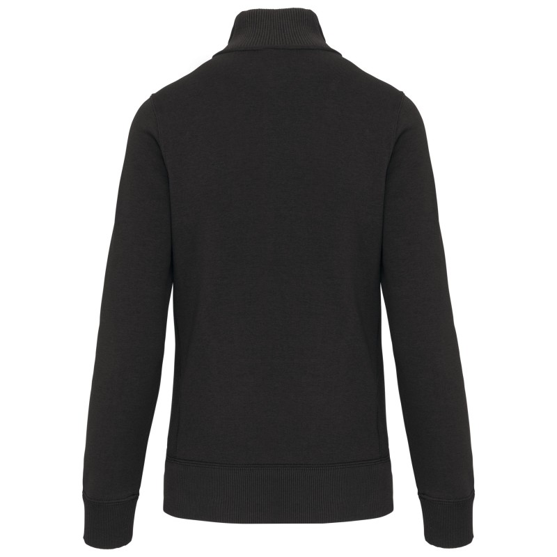 Veste molleton zippée femme Black BACK
