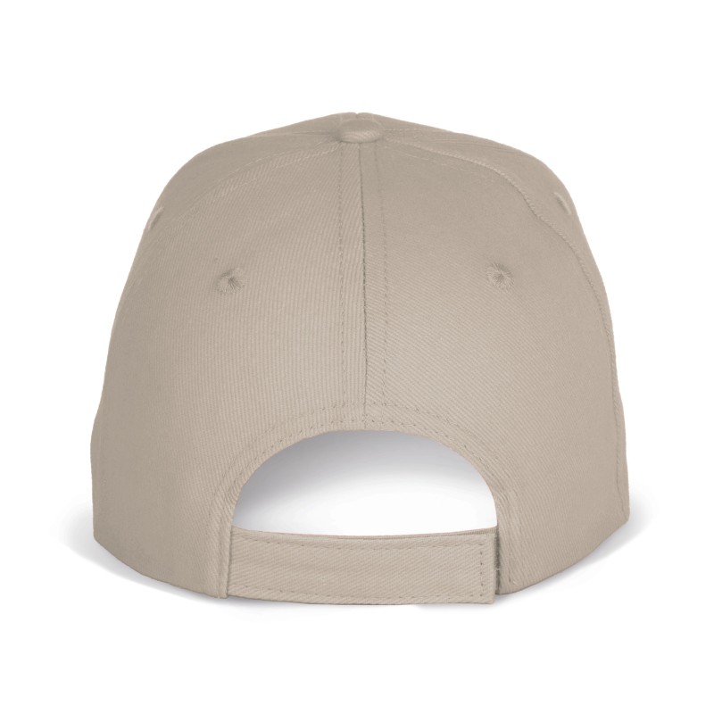 Casquette avec sandwich - 6 panneaux Beige / White BACK