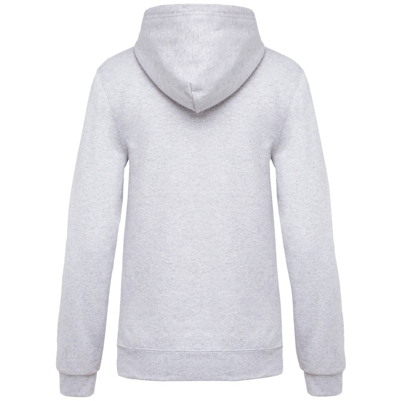 Sweat-shirt capuche femme Ash Heather BACK