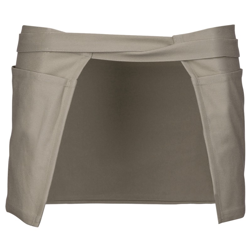 Tablier coton court Beige BACK