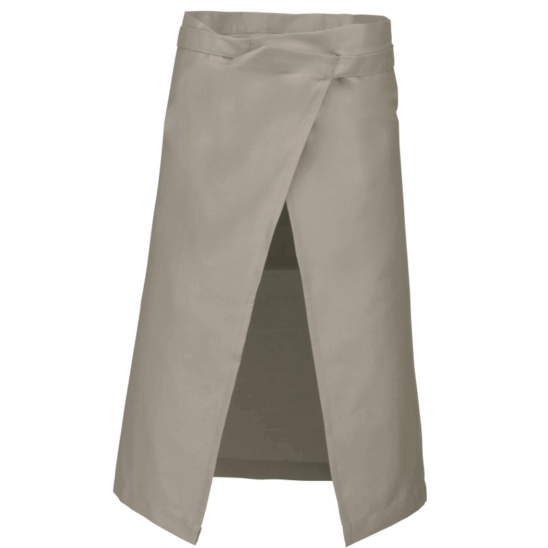 Tablier polycoton long Beige BACK