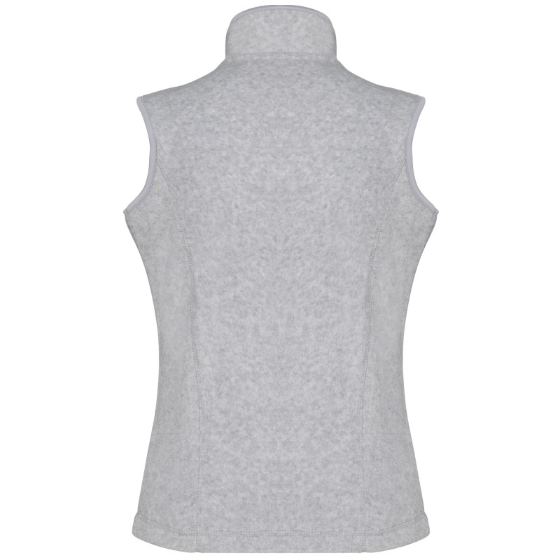 Mélodie  gilet micropolaire femme Ash Heather BACK