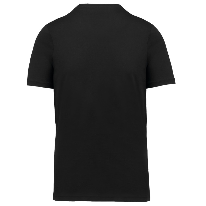 T-shirt Supima® col rond manches courtes homme Black BACK