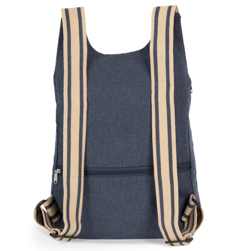 Sac à dos recyclé Horizon Blue / Desert Sand / Horizon Blue Stripe BACK