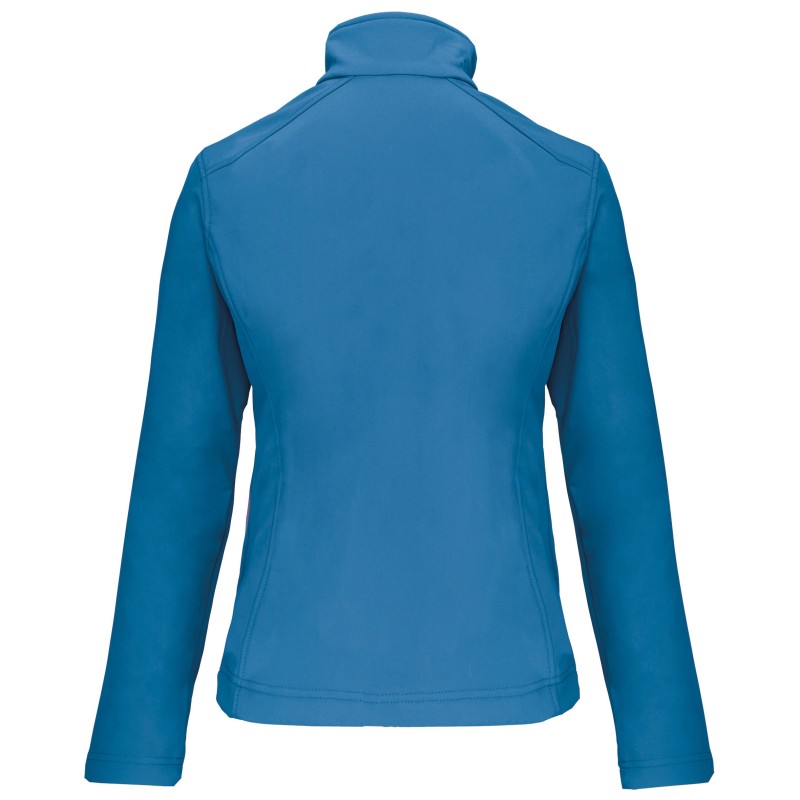Veste softshell femme Aqua Blue BACK