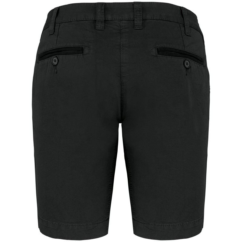 Bermuda aspect délavé femme Washed Charcoal BACK
