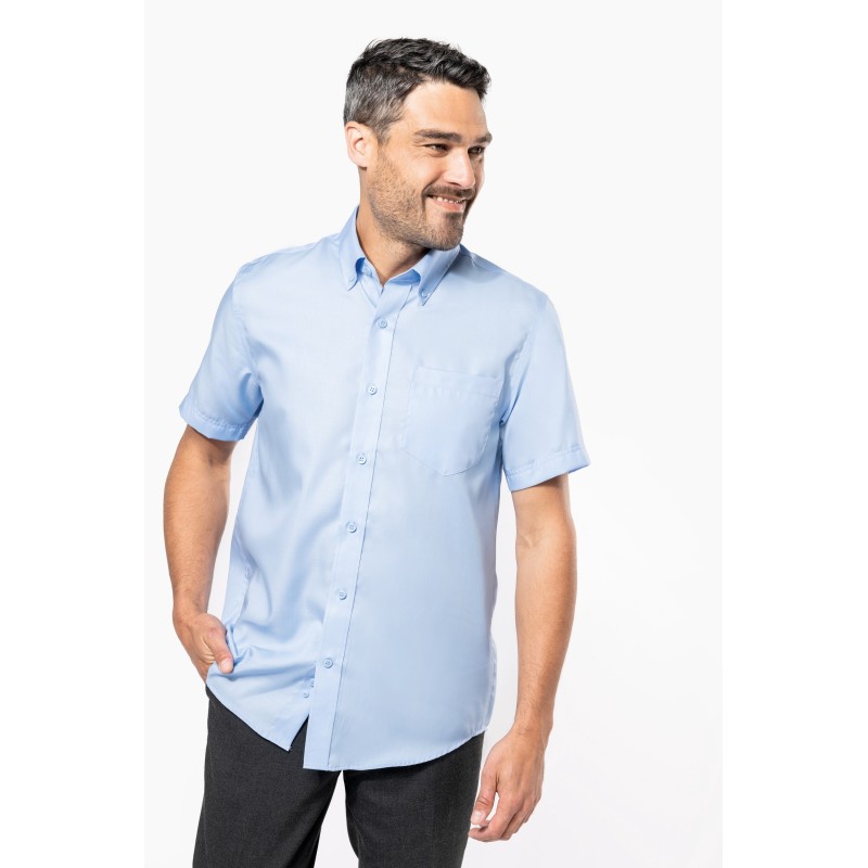 Chemise manches courtes sans repassage