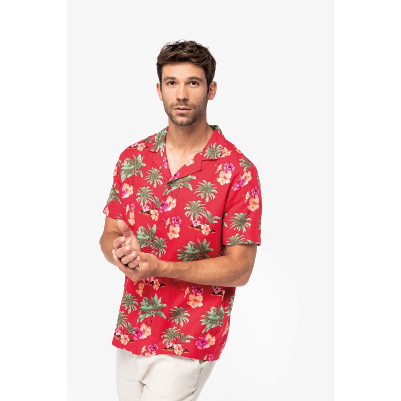 Chemise imprimé hawaïen homme