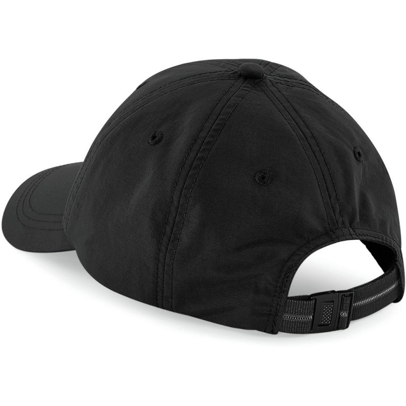 Casquette style Outdoor - 6 panneaux Black BACK
