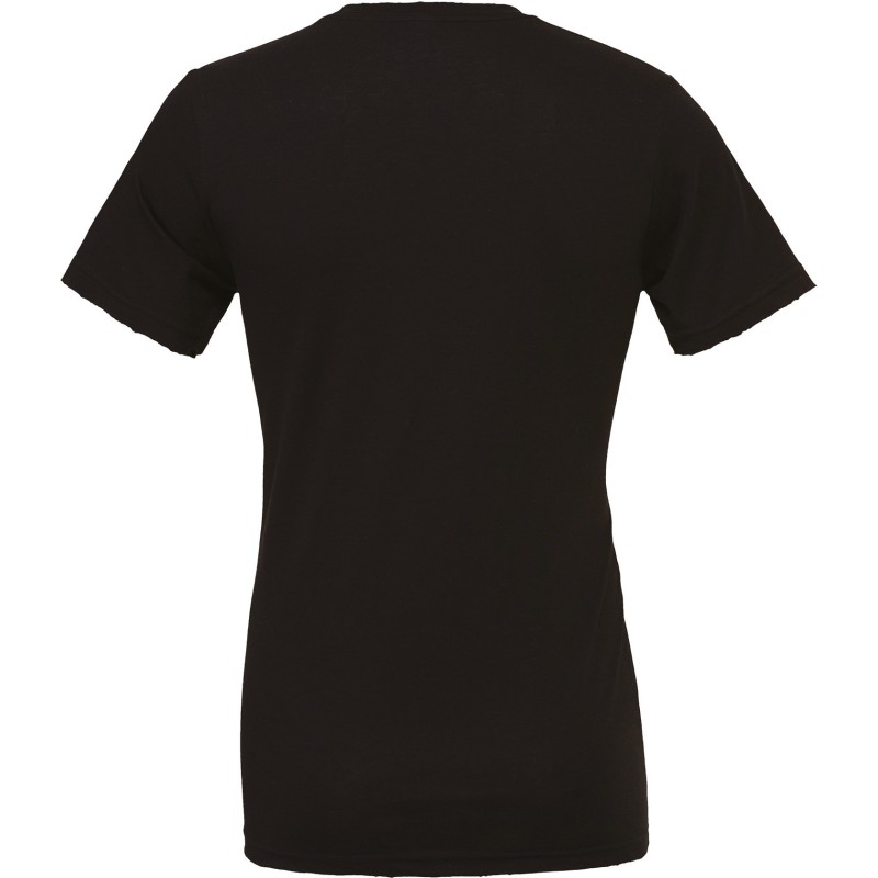 T-shirt homme col rond Black BACK