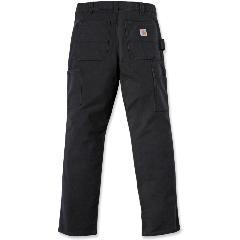 Pantalon homme Stretch Coton Duck Black BACK