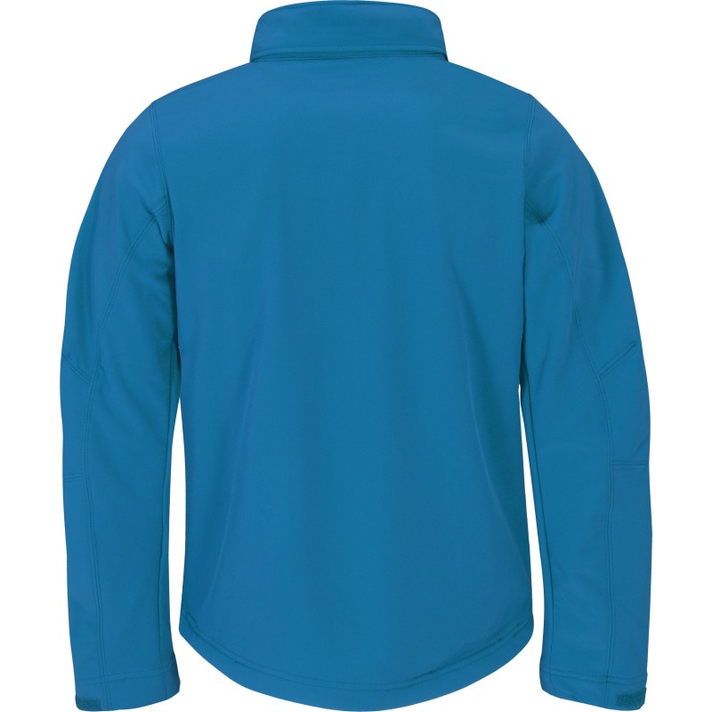 Veste softshell capuche homme Azure BACK