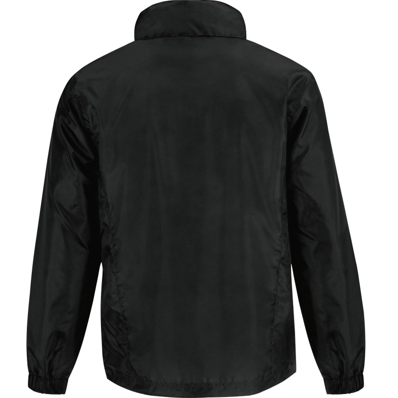 Coupe-vent doublé tricot ID.601 Black BACK