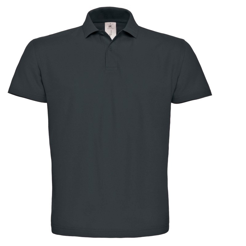 Polo homme ID.001 Anthracite FACE