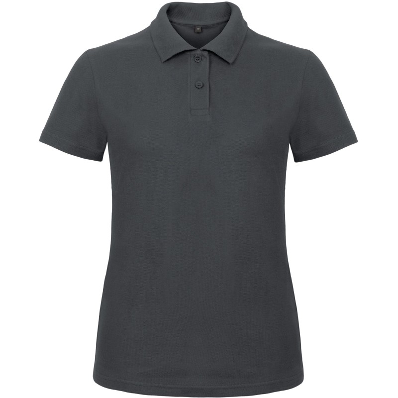 Polo femme ID.001 Anthracite FACE