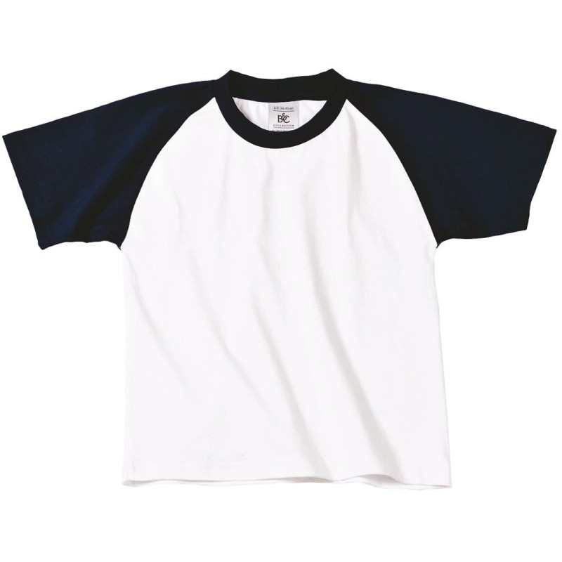T-shirt enfant Baseball White / Navy FACE