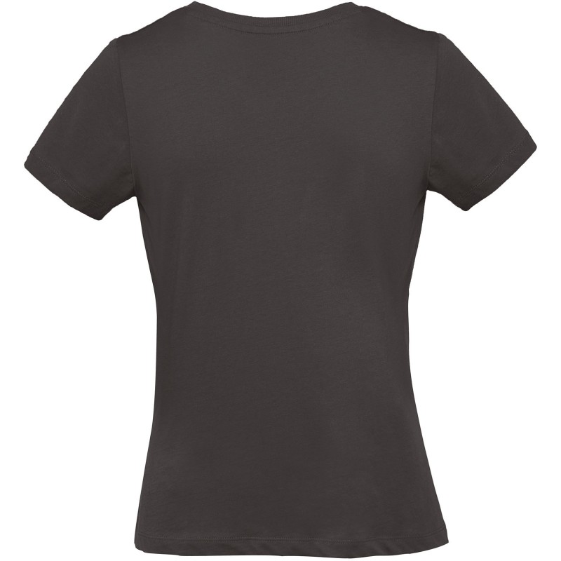 T-shirt bio femme Inspire Plus Black BACK